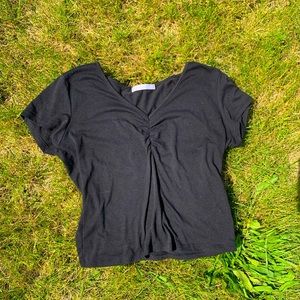 Basic Black Crop Top